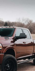 Brown truck